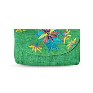 Misenka Embroidered Envelope Clutch: Renee